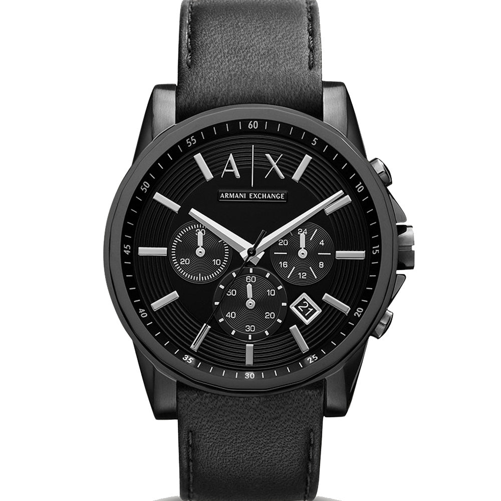 Armani exchange discount watch all black