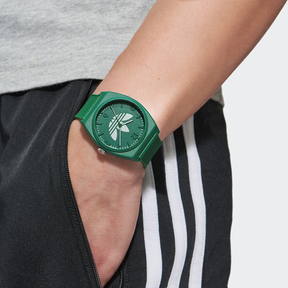 Two Adidas Mens AOST23050 Depot Green Project Watch Watch – Resin