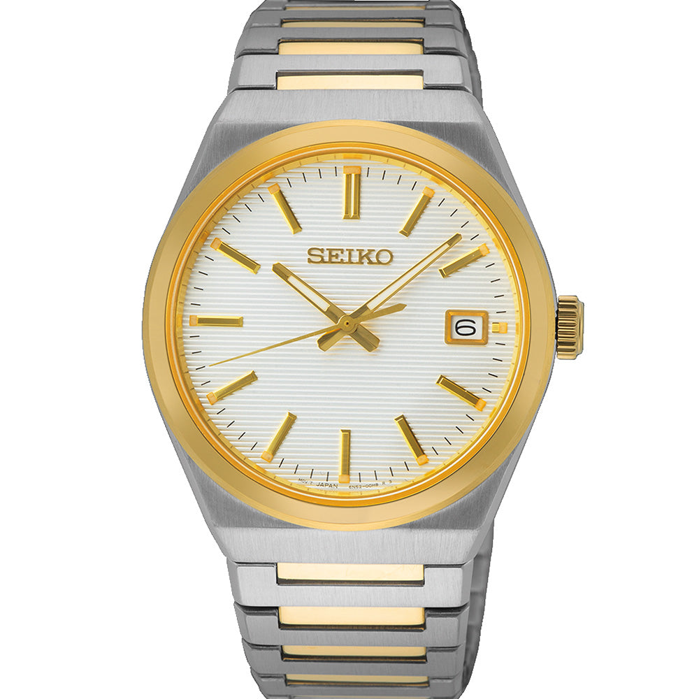 Seiko mens discount two tone watch