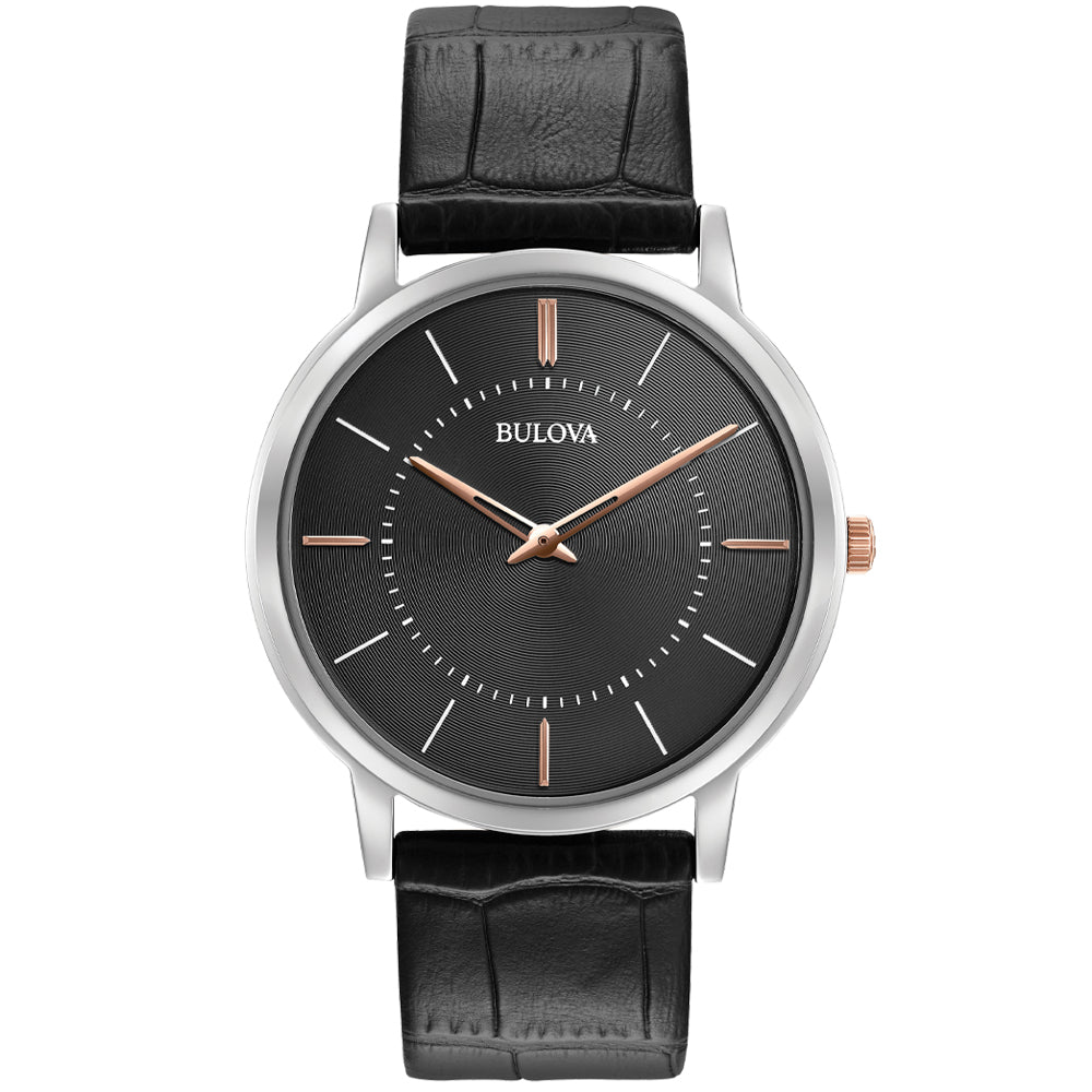Bulova 98A167 Classic Leather Mens Watch – Watch Depot