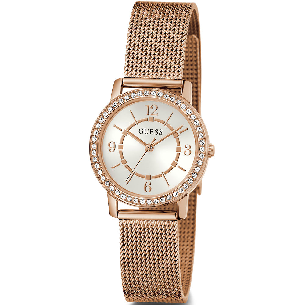 Guess rose gold hot sale watch womens