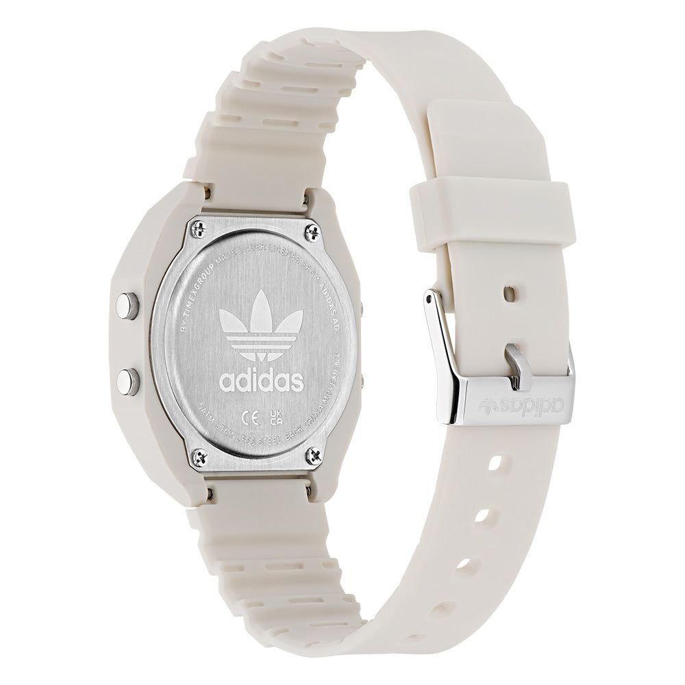 Adidas AOST23557 Digital Two White Resin Unisex Watch – Watch Depot