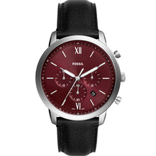 Load image into Gallery viewer, Fossil FS6016 Neutra Leather Mens Chronograph Watch