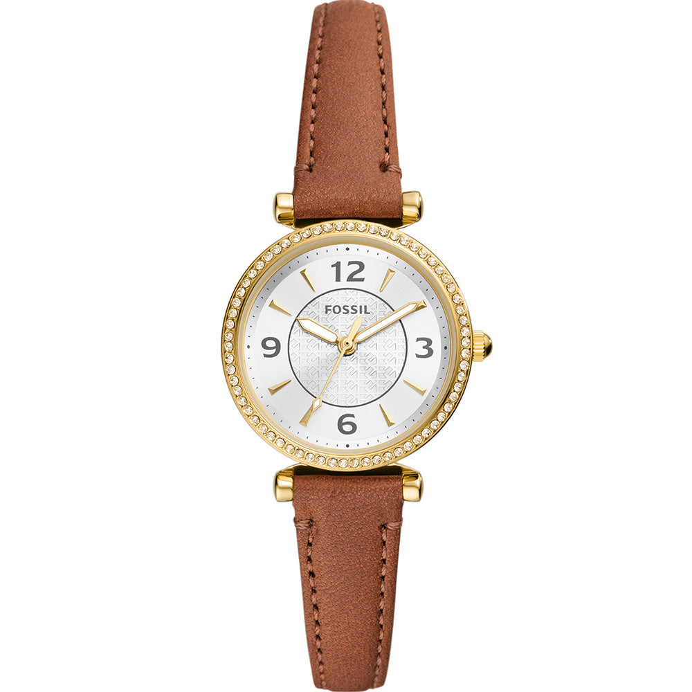 Fossil ES5297 Carlie Tan Leather Ladies Watch – Watch Depot