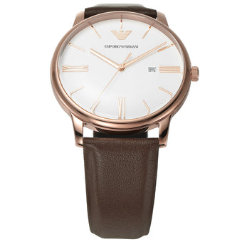 Emporio Armani AR11572 Minimalist Mens Leather Watch