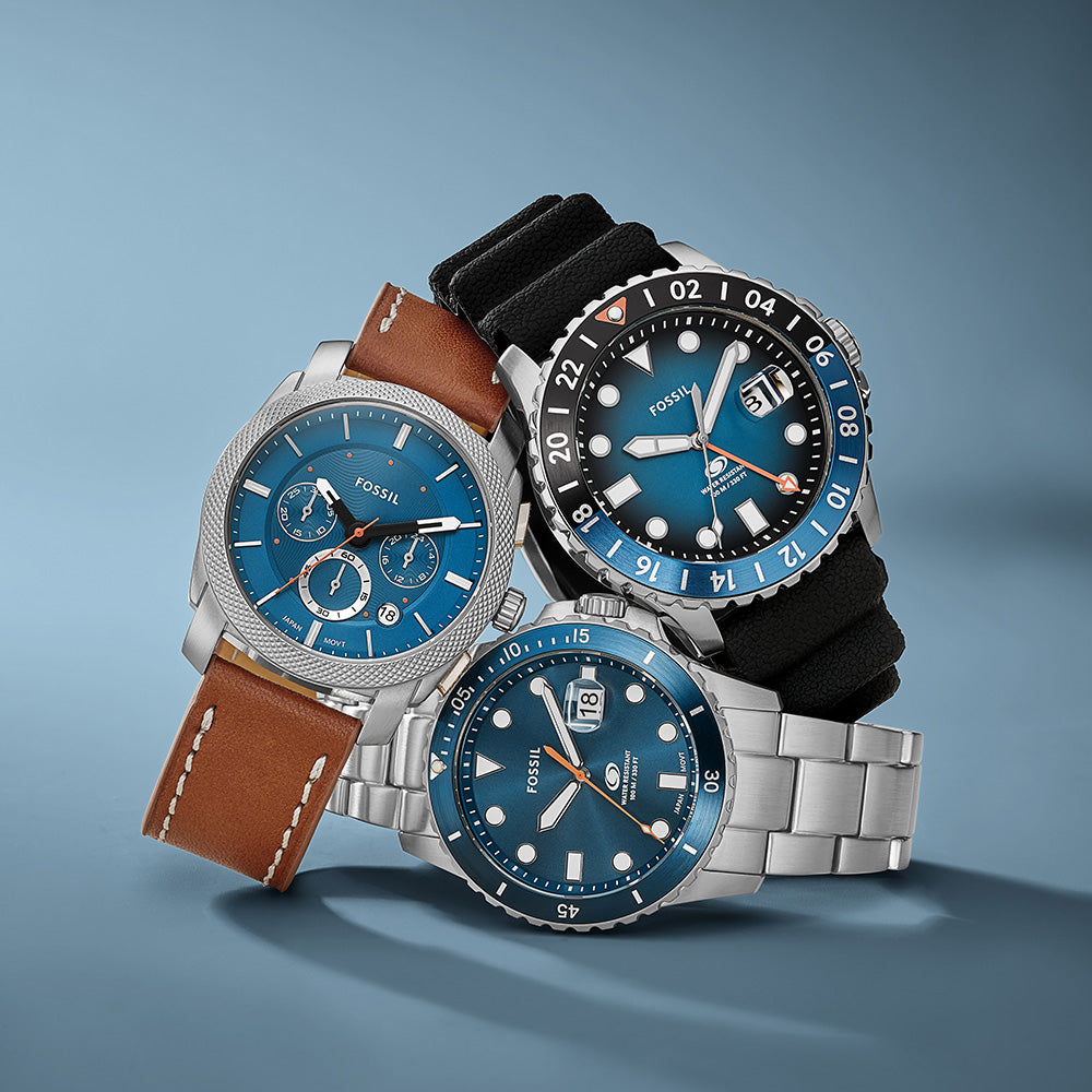 Fossil Blue FS6049 GMT