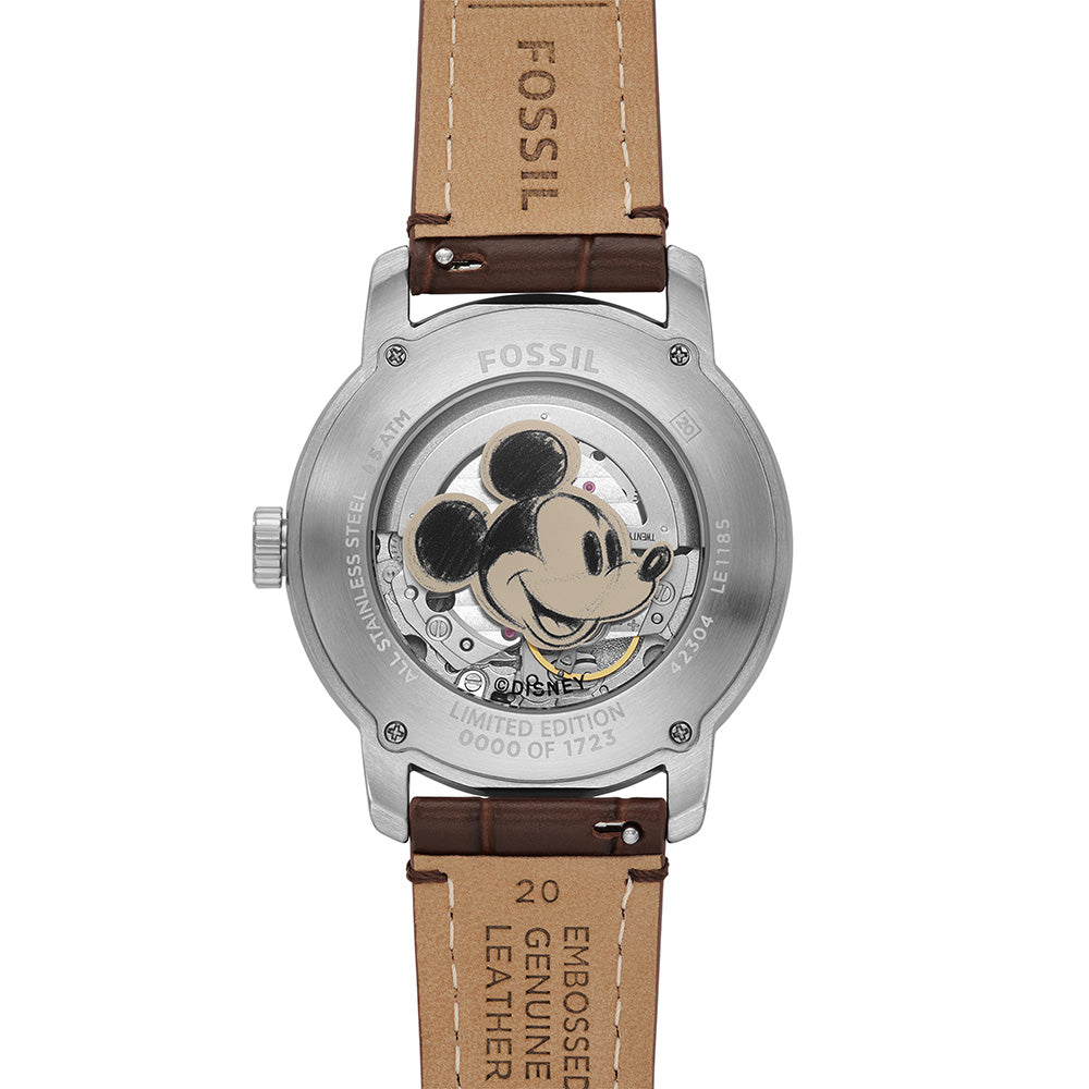 Fossil LE1185 Sketchbook Mickey Heritage Automatic 100th Disney