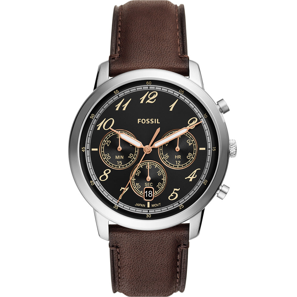 Fossil FS6024 Watch Chronograph Watch – Depot Mens Neutra Brown