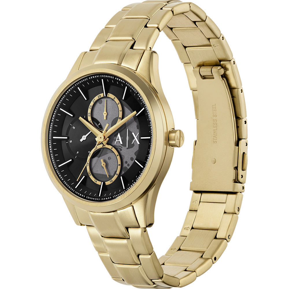 Armani exchange clearance smart watch gold