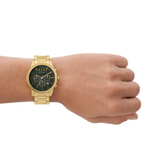 Load image into Gallery viewer, Armani Exchange AX1746 Banks Gold Chronograph Gents Watch