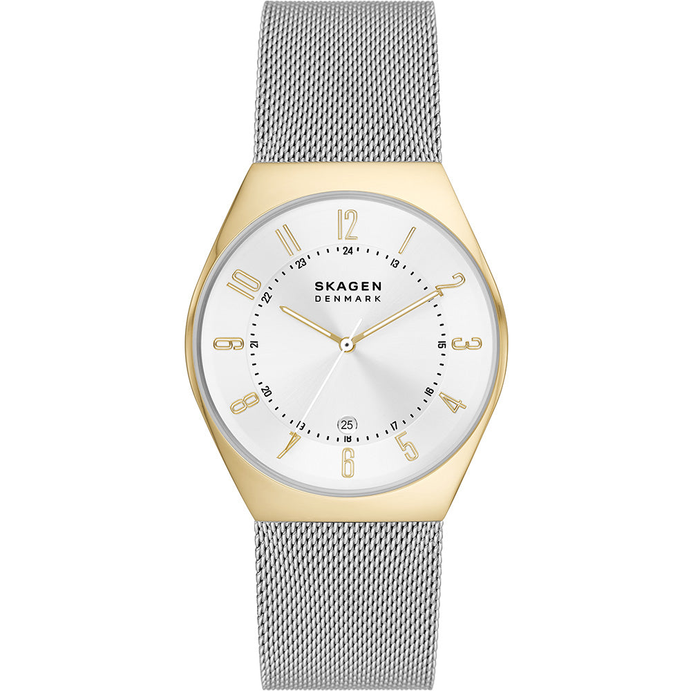 Skagen two tone discount watch