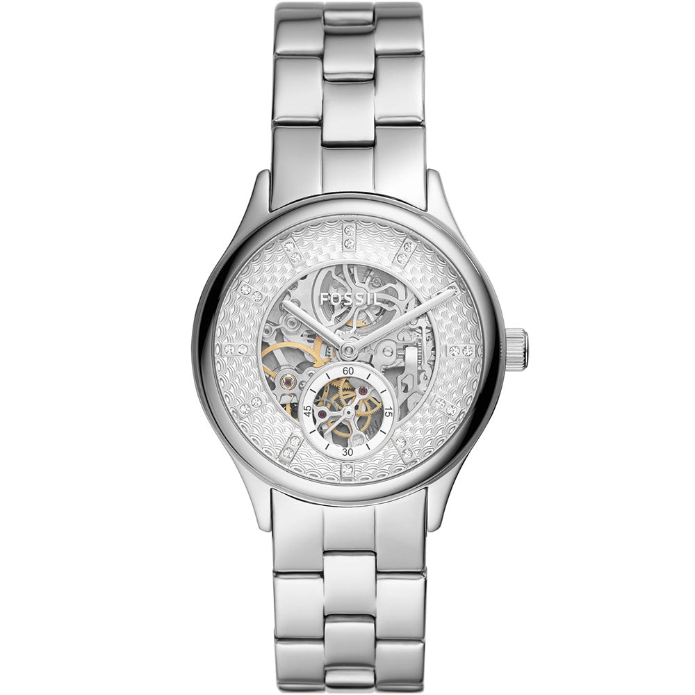 Fossil skeleton watch outlet women's