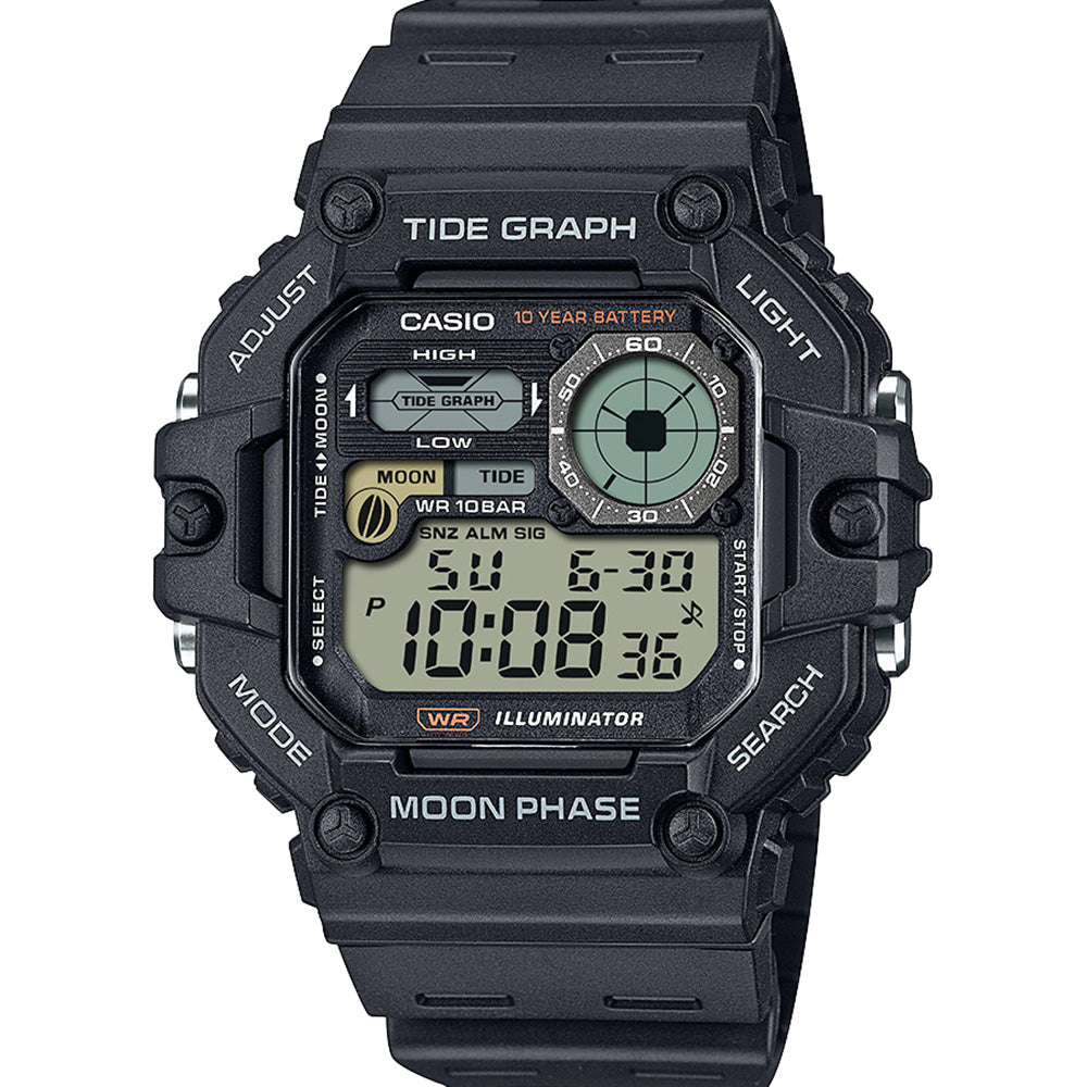 Casio WS1700H-1A Tide Graph Digital