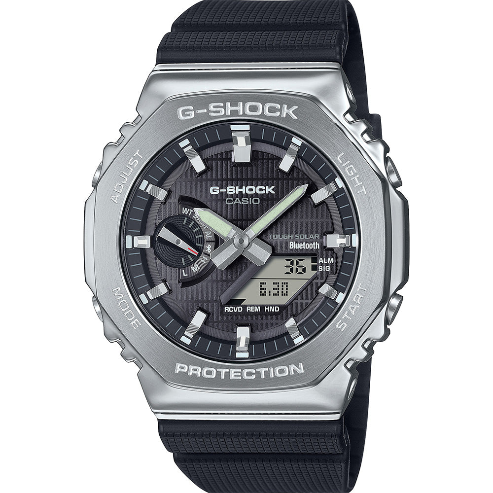 G-Shock GBM2100-1A Metal Covered Bluetooth 'CasiOak'