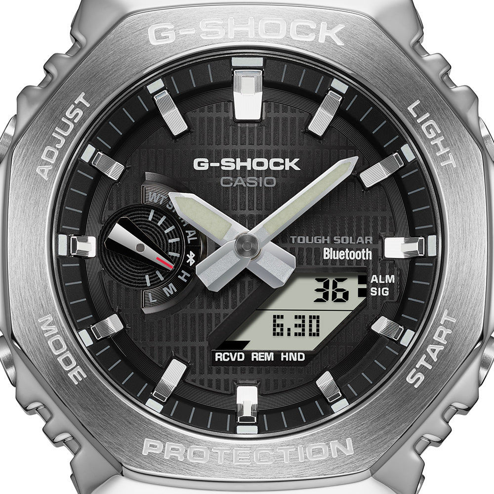 G-Shock GBM2100-1A Metal Covered Bluetooth 'CasiOak'