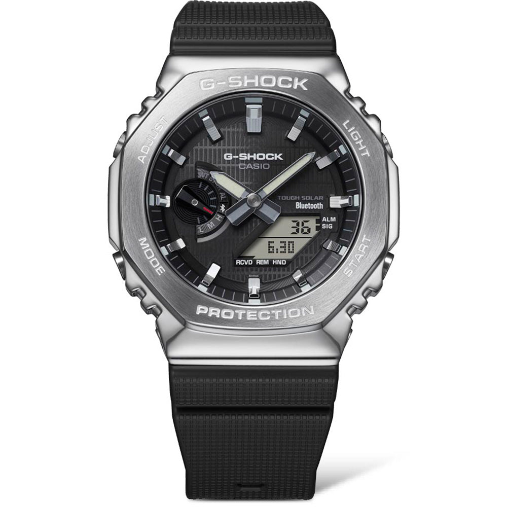 G-Shock GBM2100-1A Metal Covered Bluetooth 'CasiOak'