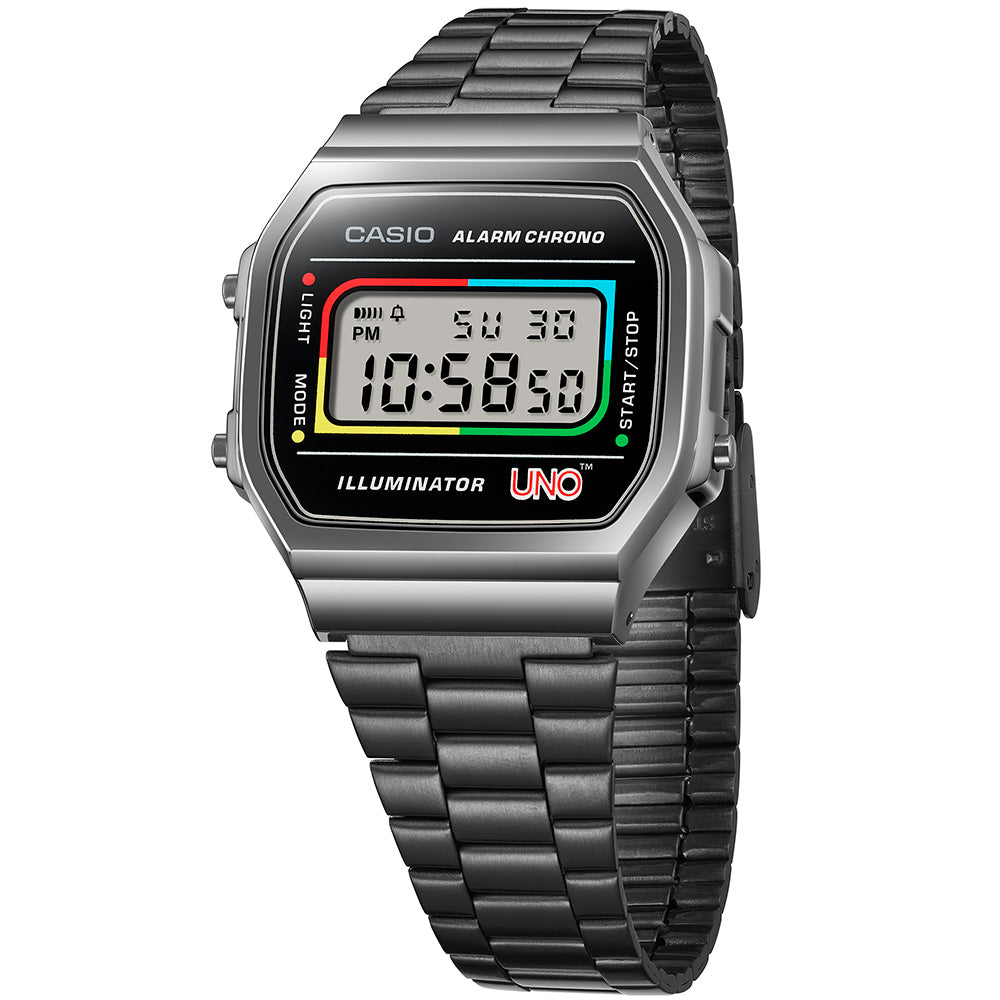 Casio Vintage A168WEUC-1A UNO Collaboration Limited Edition