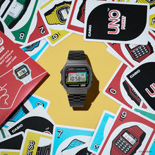 Load image into Gallery viewer, Casio Vintage A168WEUC-1A UNO Collaboration Limited Edition