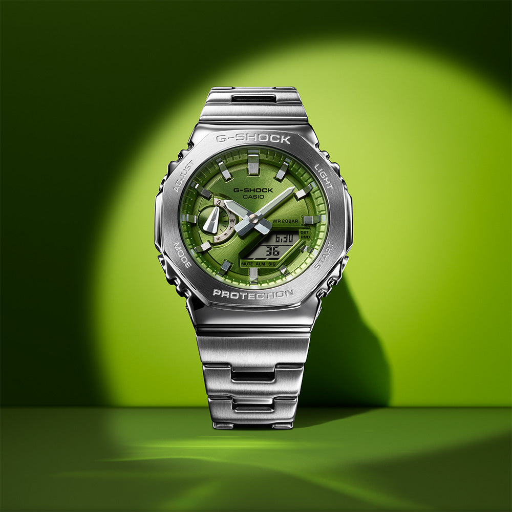 G-Shock GM2110D-3A G-Steel Metal Covered 'CasiOak'