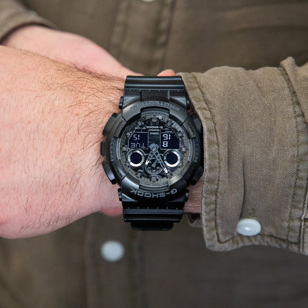 G shock ga 100cf 1a best sale