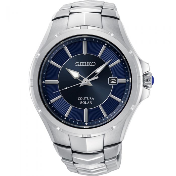 Seiko coutura men's outlet steel bracelet chronograph watch