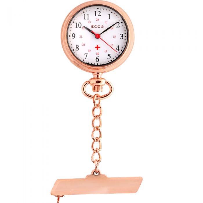 Rose gold sale nurse fob watch