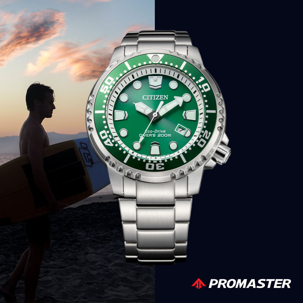 Promaster Marine Edition Green Divers BN0158-85X Stainless Steel