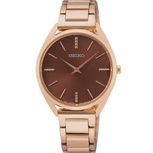 Load image into Gallery viewer, Seiko SWR062P Rose Tone Womens Watch