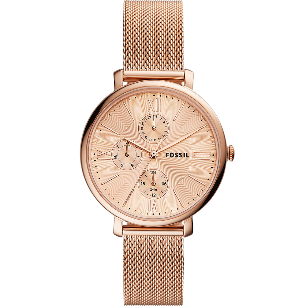 Fossil ES5098 Jacqueline Multifunction Rose Tone Womens Watch
