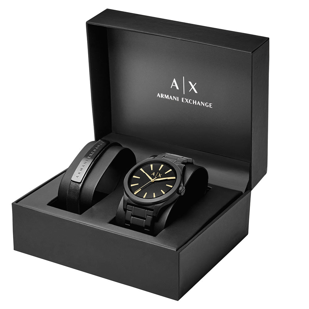 Armani Exchange AX7102 Watch & Bracelet Gift Set