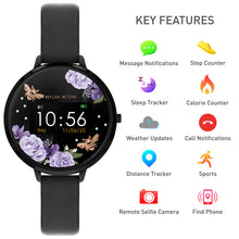 Load image into Gallery viewer, Reflex Active RA03-2018 Series 3 Midnight Garden Smartwatch