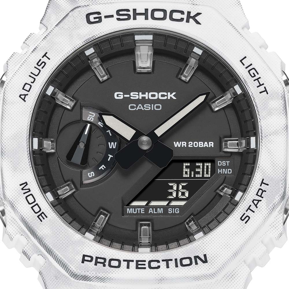 G-Shock GAE2100GC-7A Grunge Snow Camo