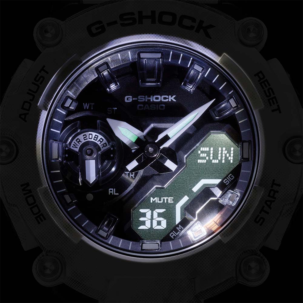 G-Shock GA2200GC-7A Grunge Snow Camo