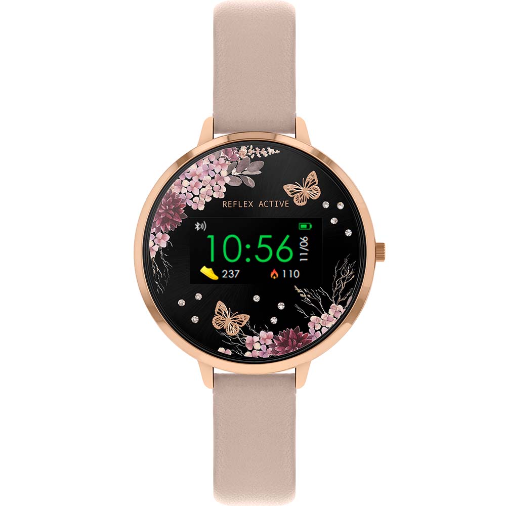 Reflex active smart watch nude pink strap sale