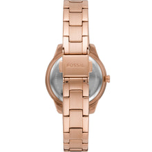 Load image into Gallery viewer, Fossil ES5136 Mini Stella Stone Set Rose Tone Watch