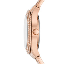 Load image into Gallery viewer, Fossil ES5136 Mini Stella Stone Set Rose Tone Watch