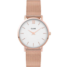 Load image into Gallery viewer, Cluse CW0101203001 Rose Tone Mesh Watch