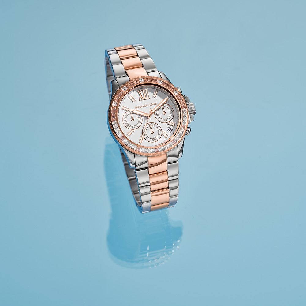 Michael Kors MK7214 Everest Two Tone Womens Watch – Watch Depot