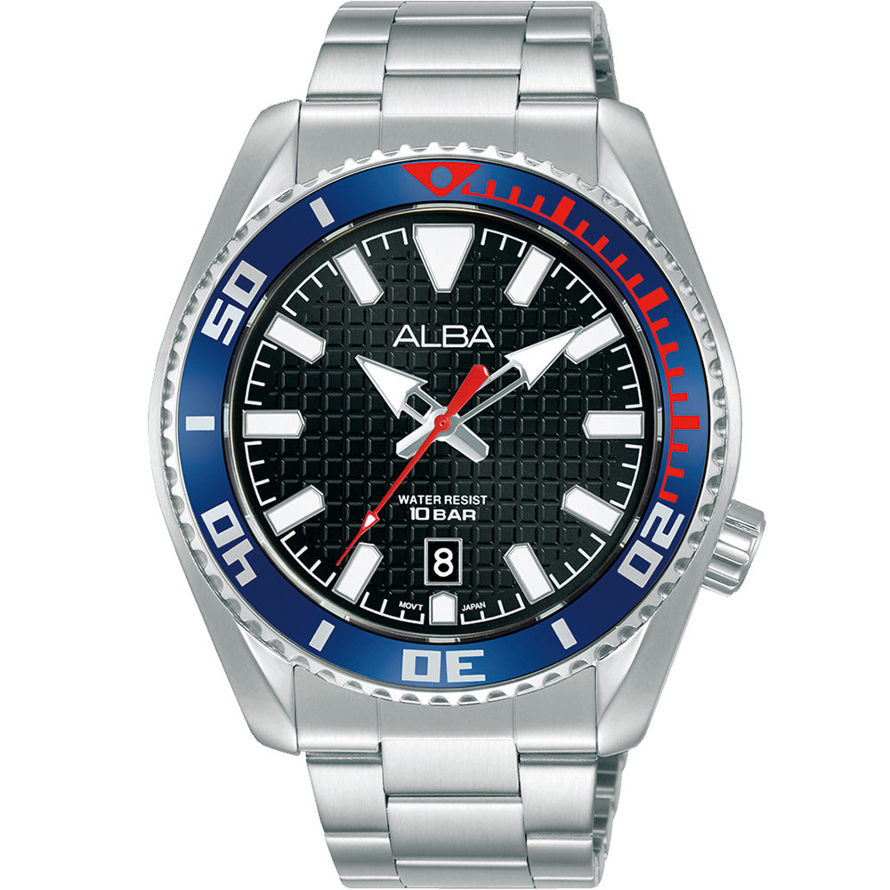 Alba stainless steel outlet watch