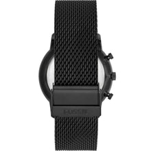 Load image into Gallery viewer, Fossil FS5943 Minimalist Black Stainless Steel Mesh Mens Watch