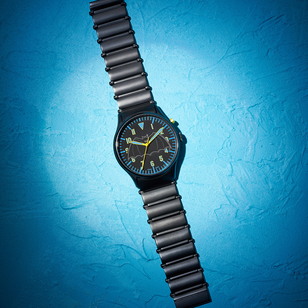 Fossil Batman Heritage LED Black Stainless Steel Limited Edition