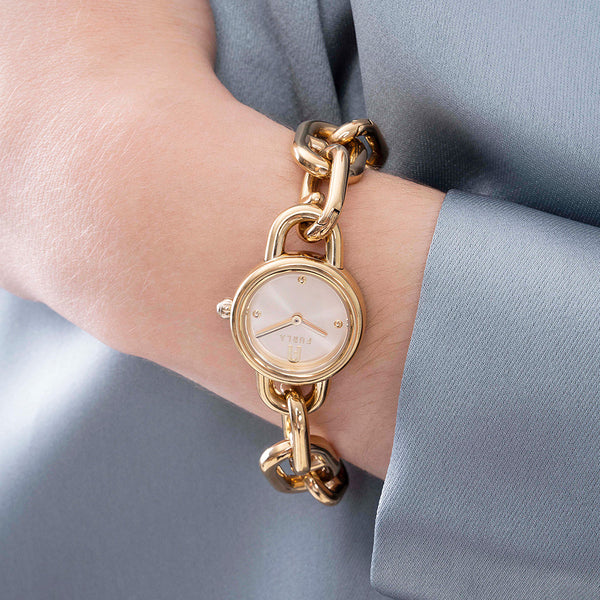 Furla WW00027003L2 Chain Bracelet Gold Tone Womens Watch – Watch Depot