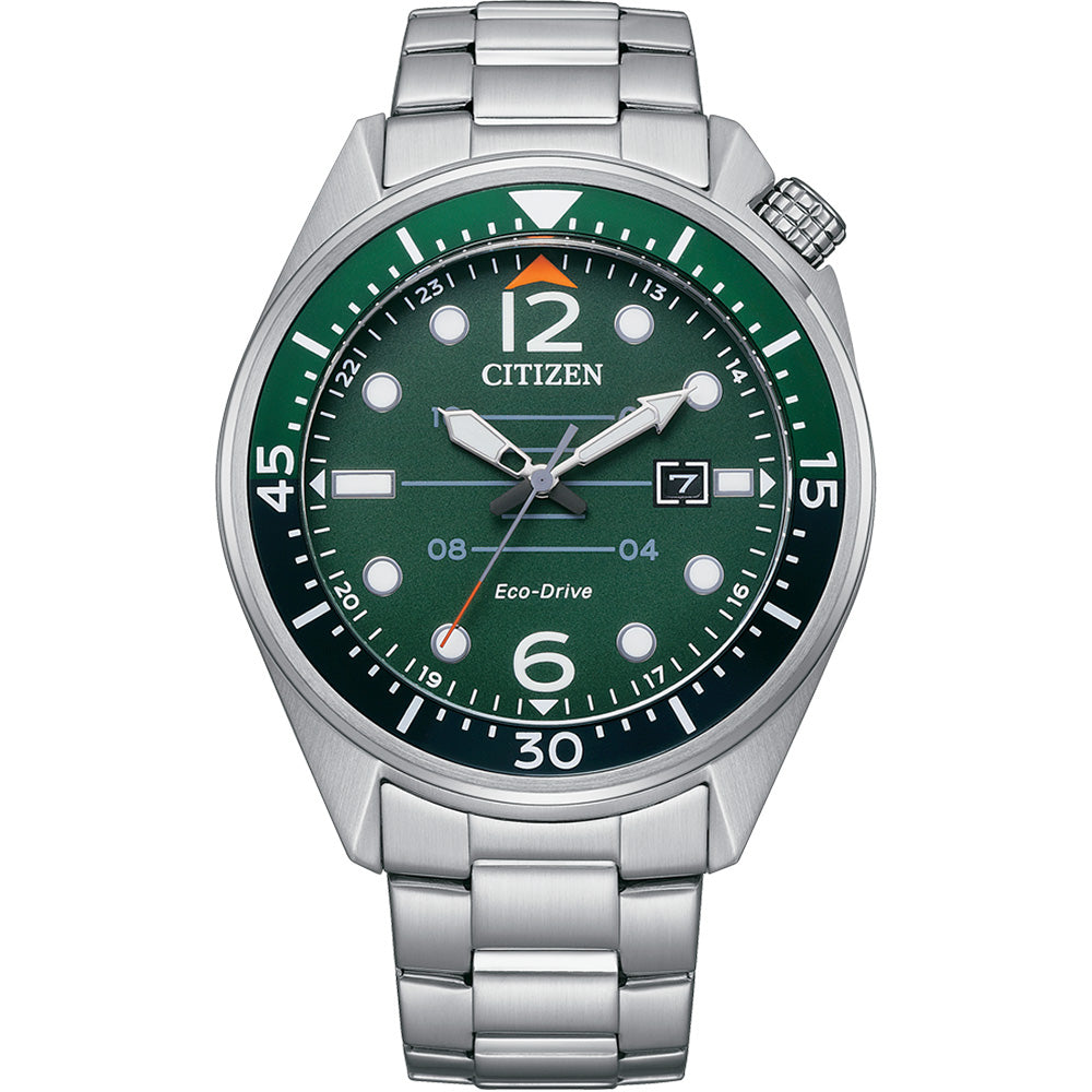 Citizen men's watch online green face